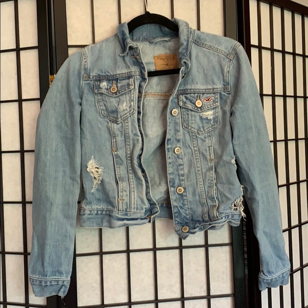 Hollister Distresses Denim Jacket